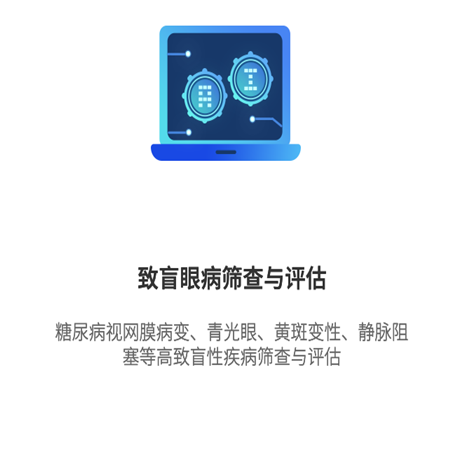 致盲眼病筛查与评估;人工智能与机器人产业平台智能产品