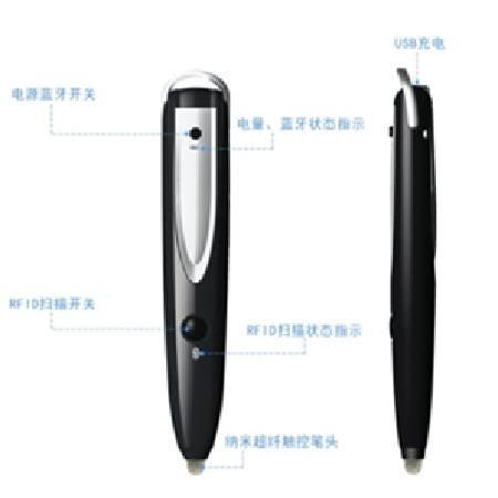 超高频RFID多功能读写笔;人工智能与机器人产业平台智能产品