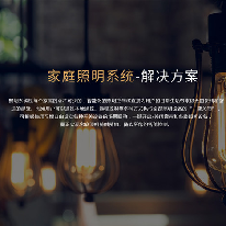 家庭照明系统解决方案;人工智能与机器人产业平台解决方案
