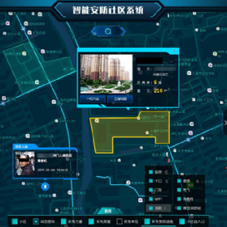 智能安防社区系统;人工智能与机器人产业平台智能产品