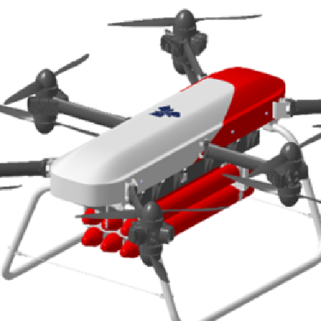 承鹰80E Unihawk80E 电动大载重多旋翼无人机;人工智能与机器人产业平台智能产品