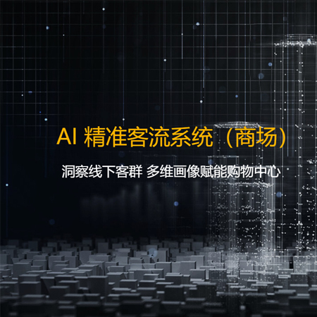 Al 精准客流系统（商场）;人工智能与机器人产业平台智能产品