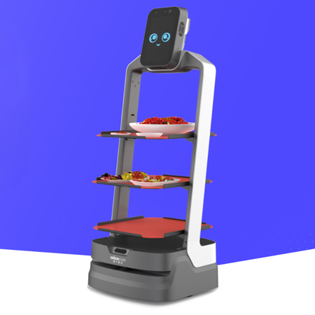 餐厅服务机器人;章鱼通智能产品